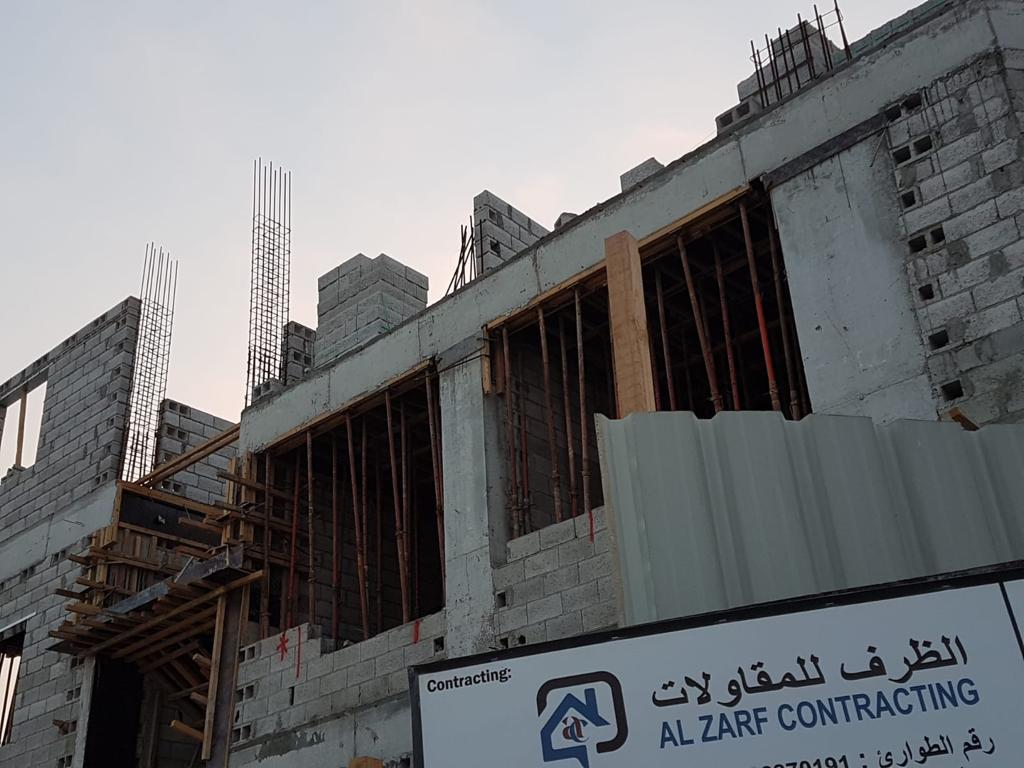 Al Zarf Contracting team on site